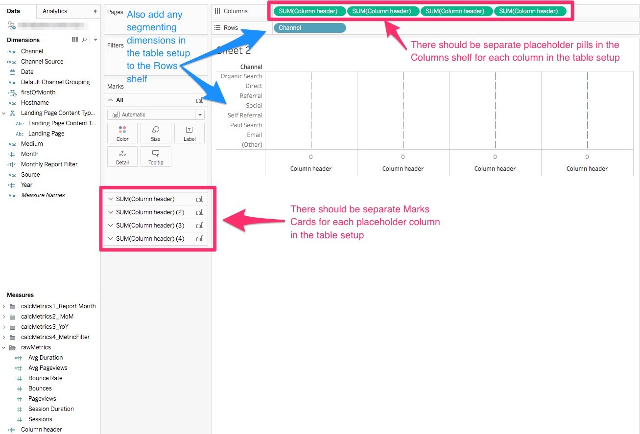 How to Independently Conditionally Format Table Columns in Tableau
