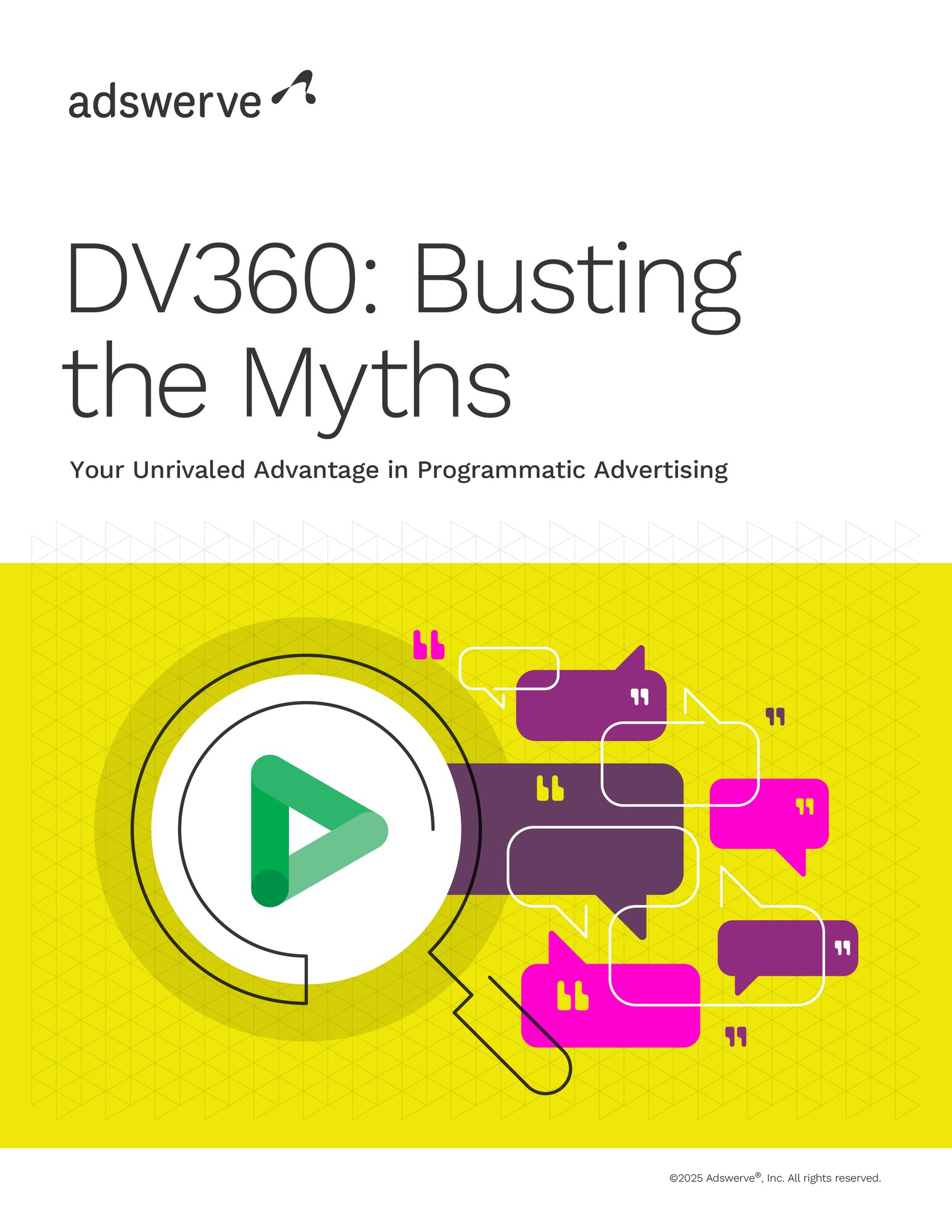 DV360: Busting the Myths Tip Sheet
