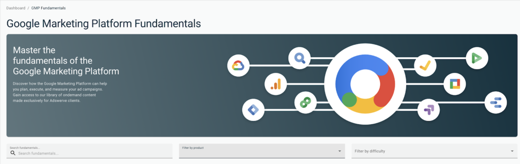 Introducing Adswerve's newest training offering. Google Marketing Platform Fundamentals.